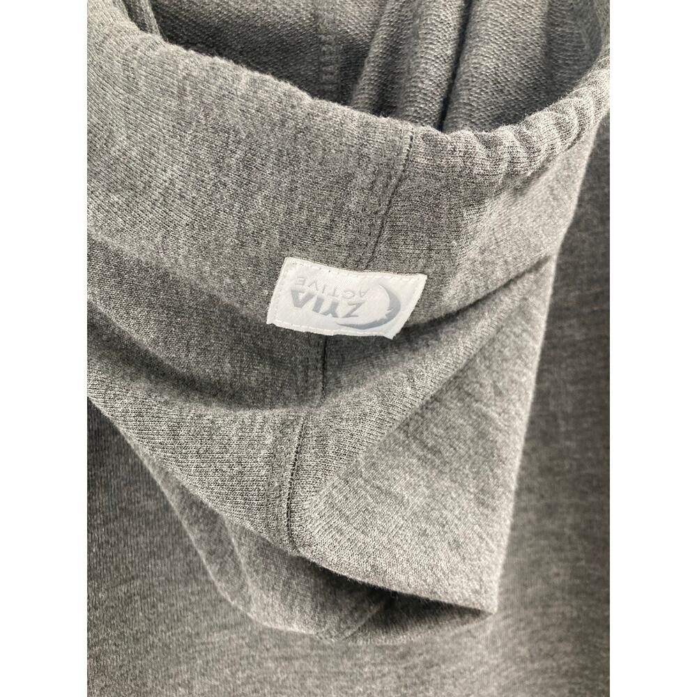 Zyia active Gray Pocket Long Soft Viscose Hoodie Lounge Women’s XL Comfy - Picture 11 of 13